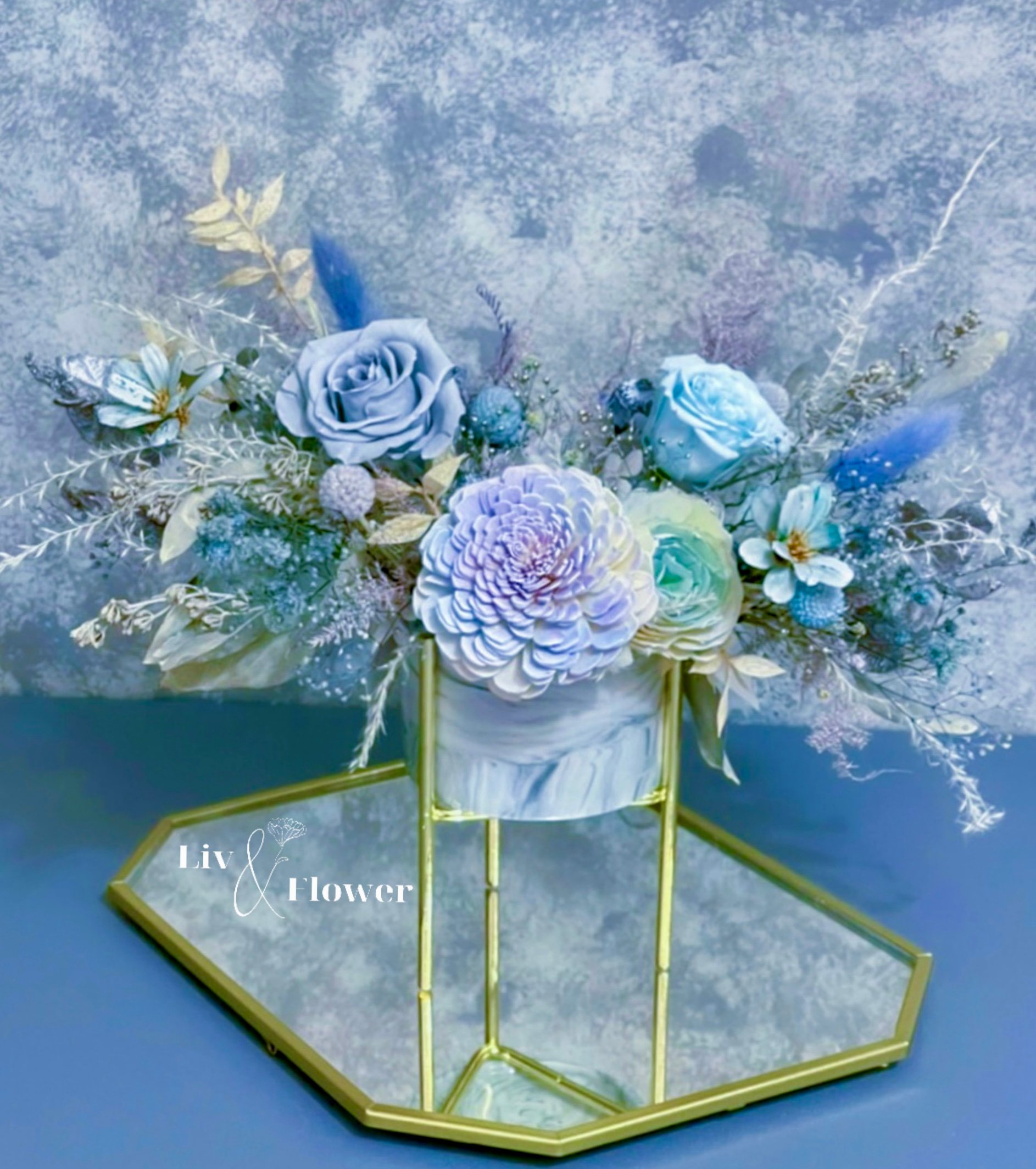 英國TQUK/日本AUBE 不凋花證照課程 共通體驗課-S型花禮