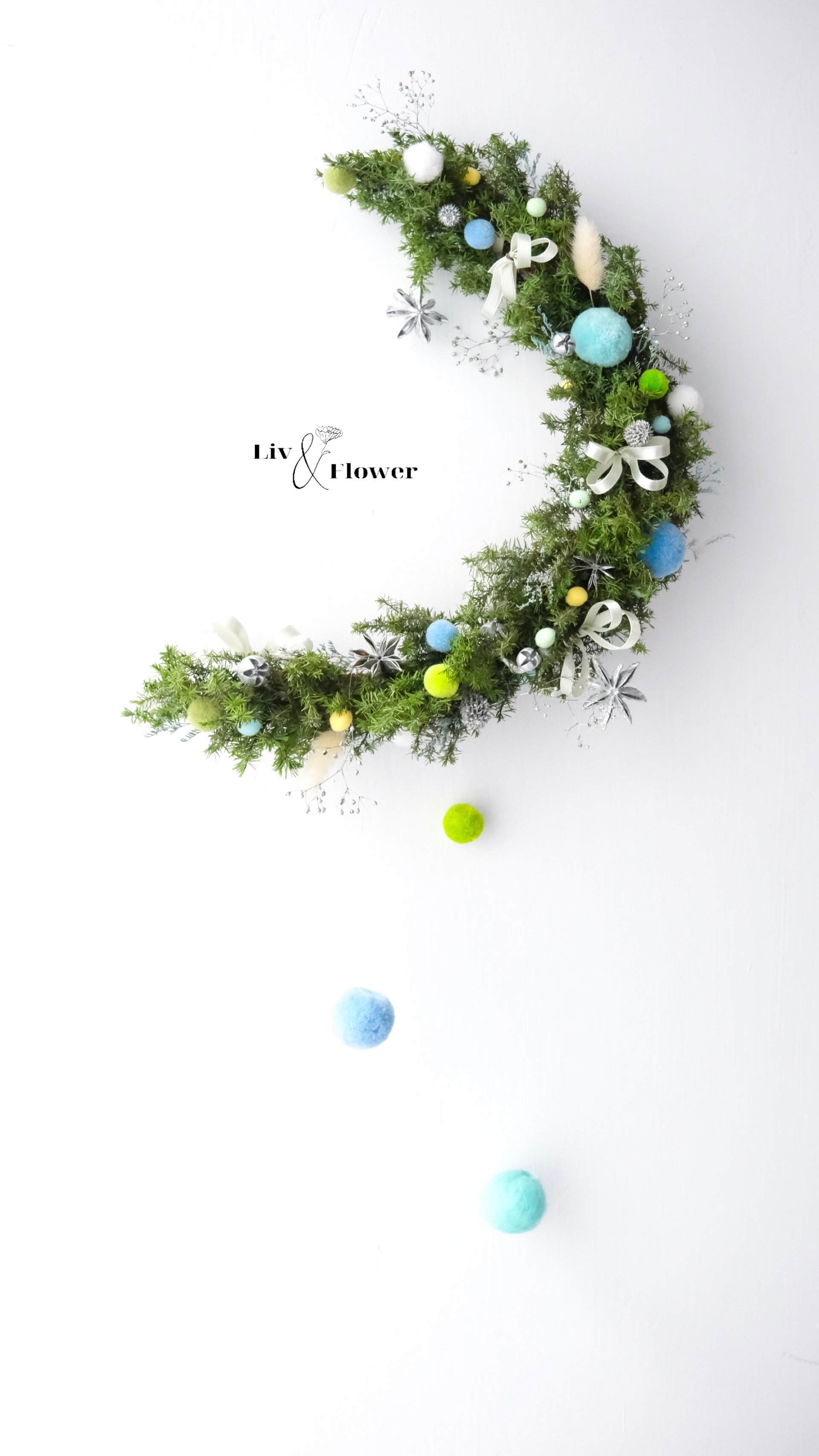 月光夢境系列-永生聖誕花圈課