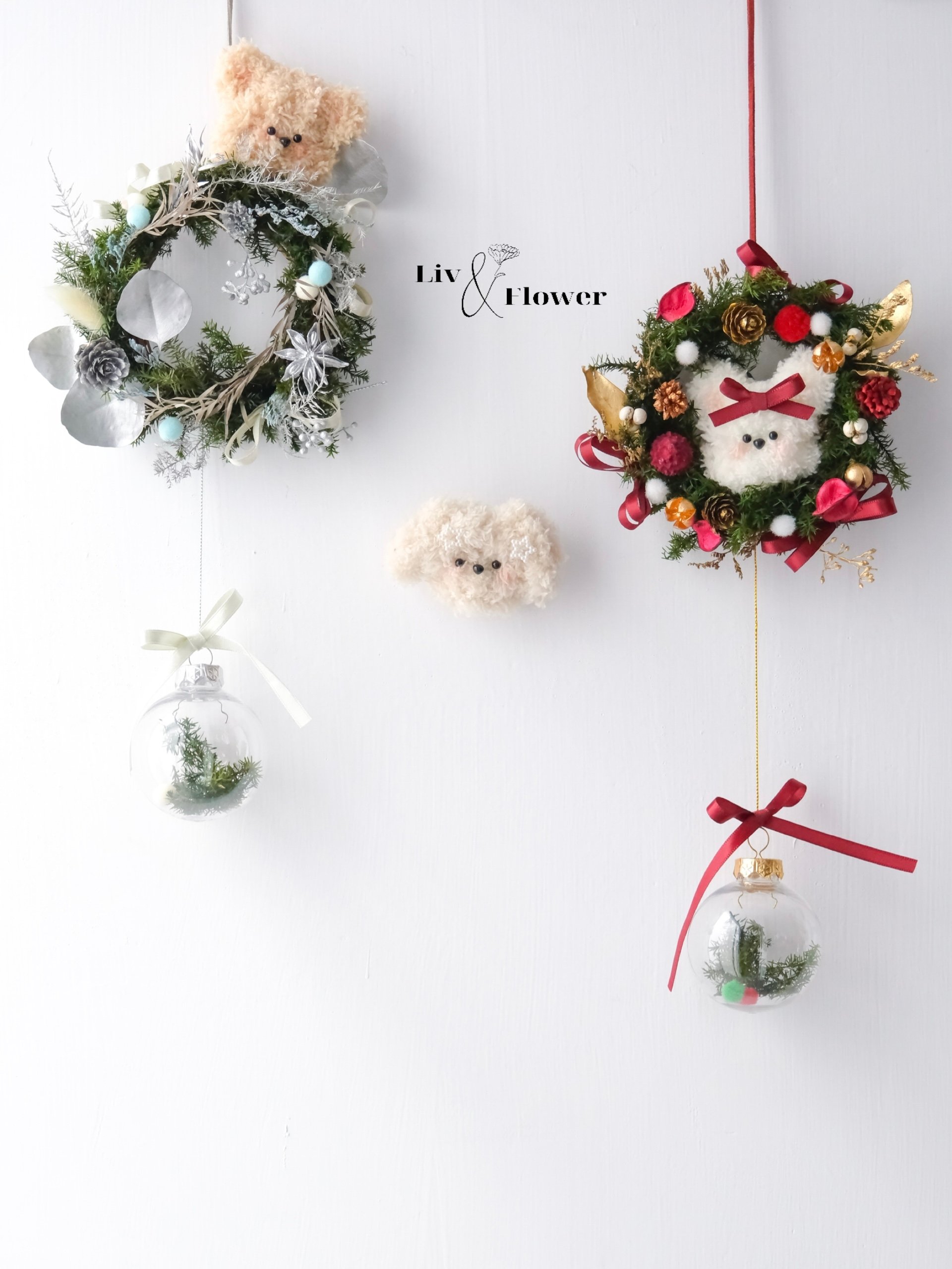 童心未泯系列-永生聖誕花圈課