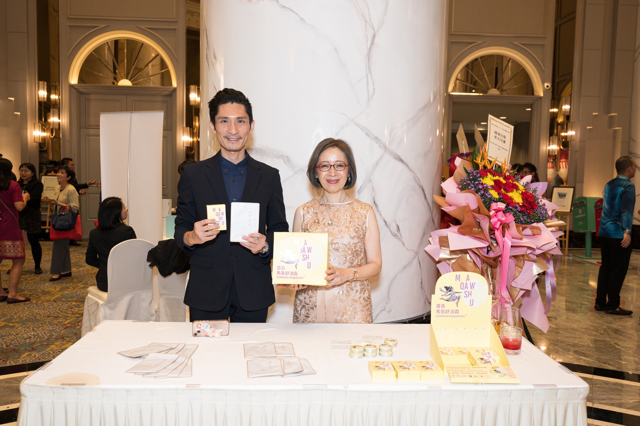 費生恩於馬來西亞114年國慶酒會亮相