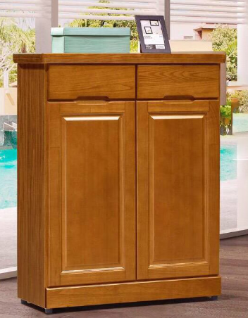 日式半實木鞋櫃/ 3尺 、4尺開門鞋櫃-全嶸家具=服務第一