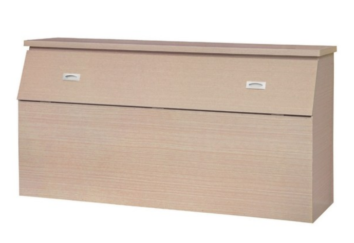 簡風床頭箱-3.5尺 ，5尺 ，6尺 (另有胡桃柚木白橡梧桐山灰橡色)-全嶸家具=服務第一