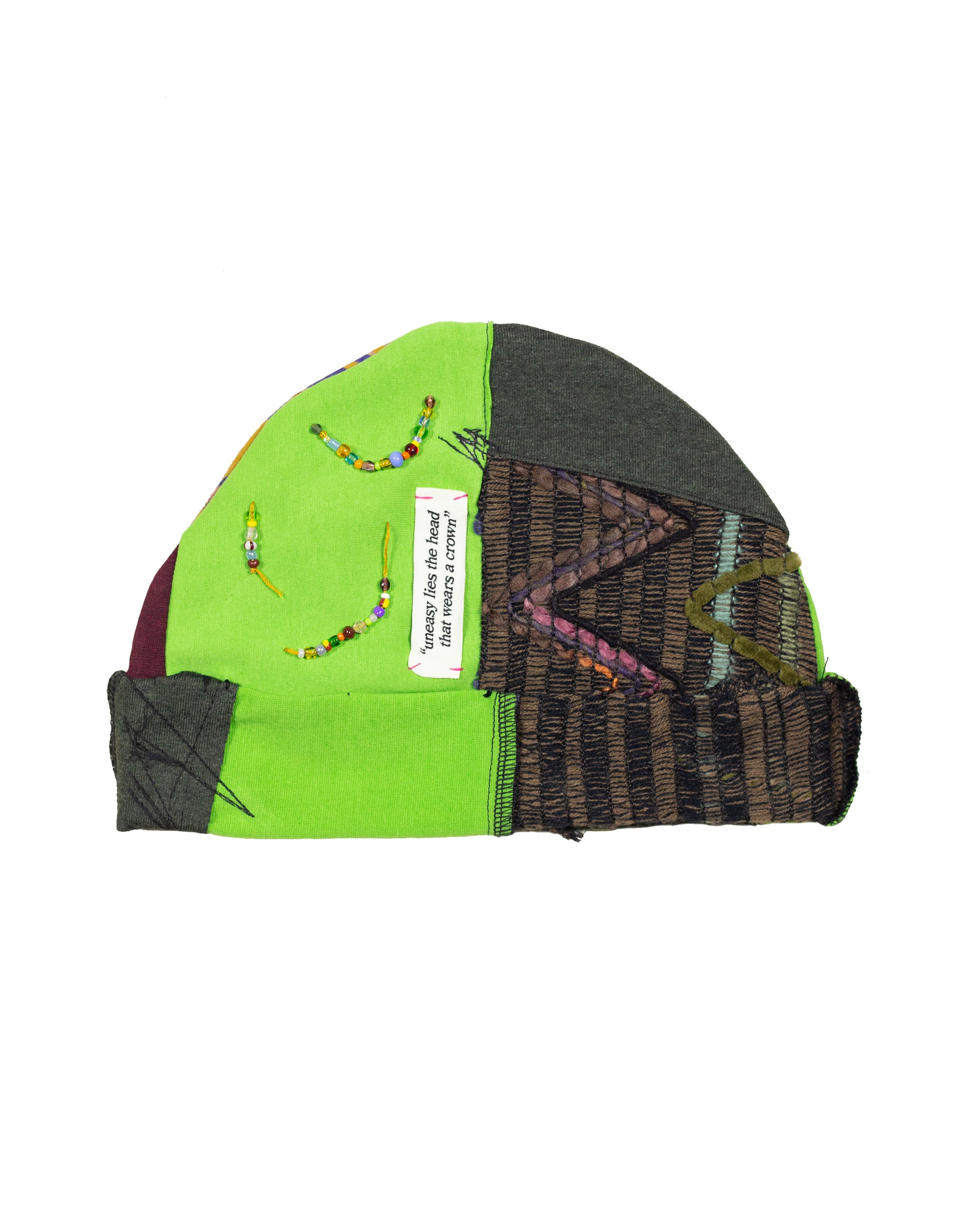 Fragments Beanie –  001 Reworked ·Beadwork 1/1