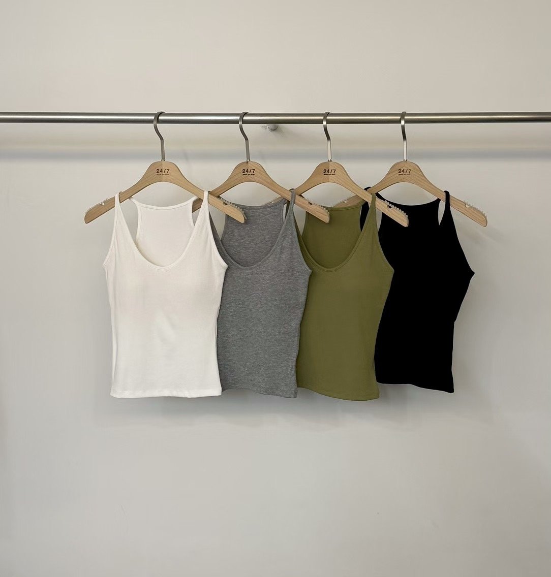 早鳥價開團中！《bra top》大U領細肩款