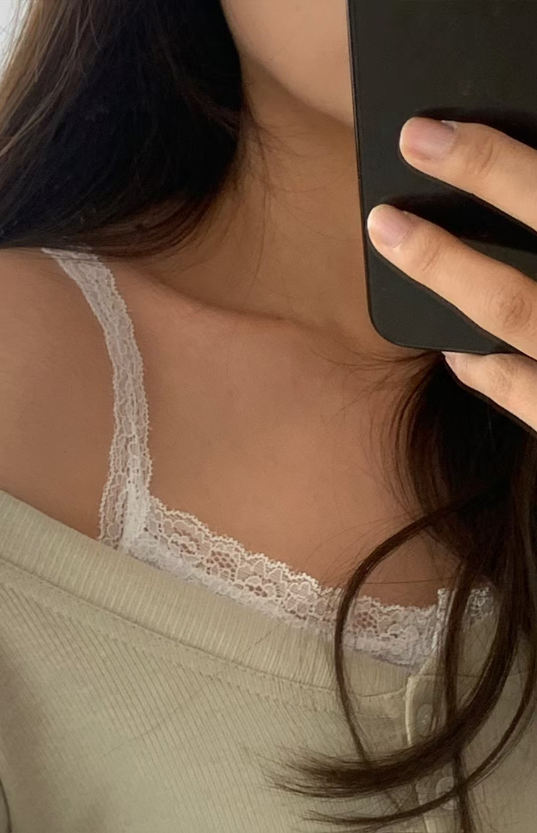 W5成團！《小清新》button T+ lace vest