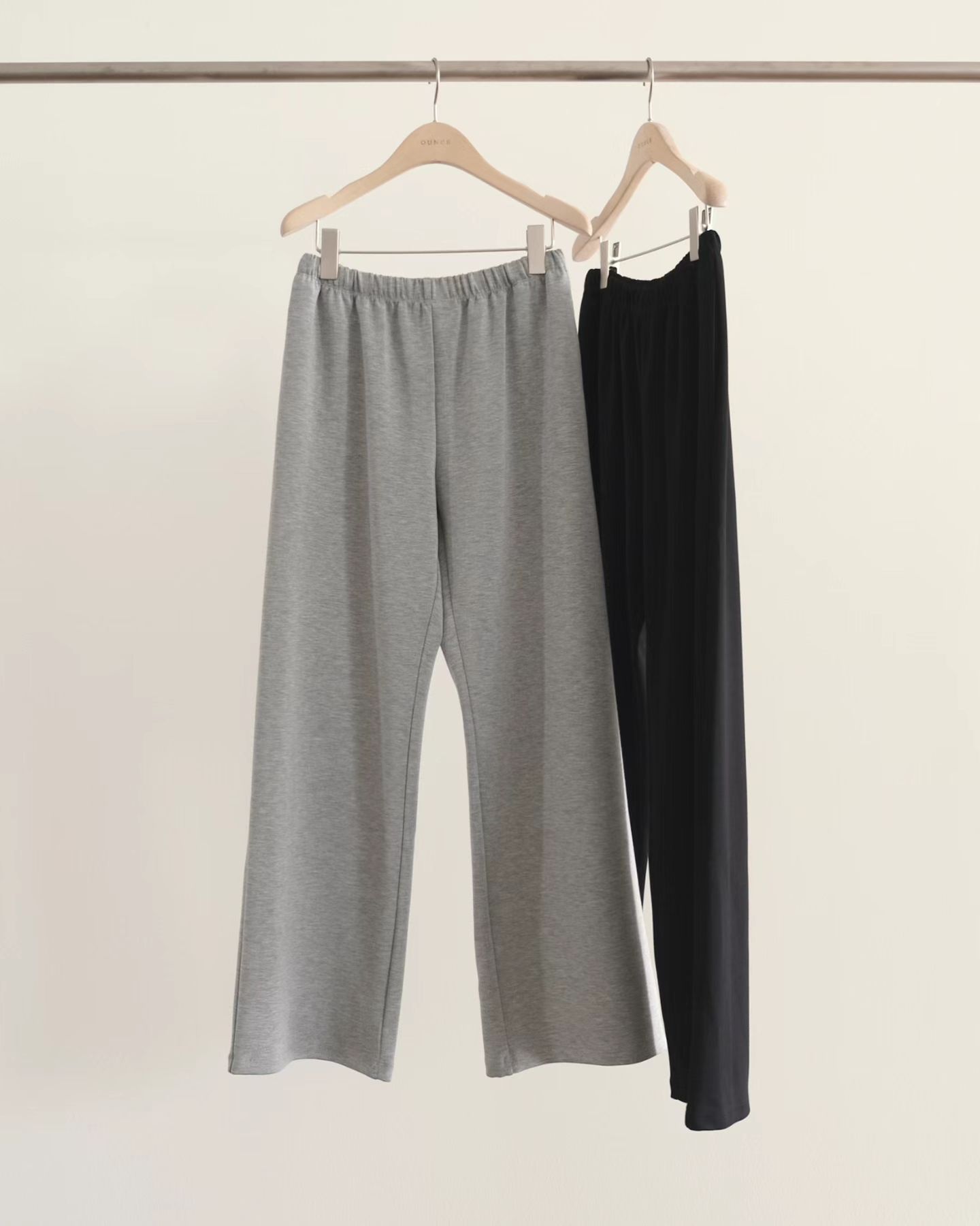 last 1早鳥價！《ounce》有口袋！腰鬆緊直筒休閒褲