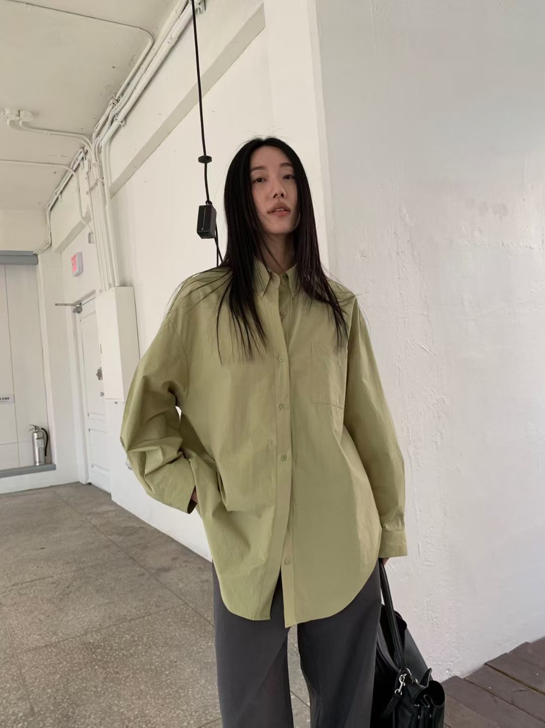 last 1早鳥價！《簡約俐落》oversize落肩襯衫