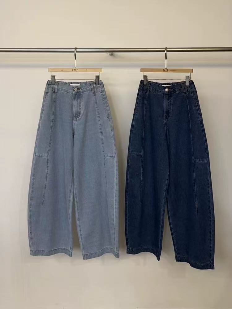 早鳥價開團中！《98cm牛褲》小個女孩的彎刀牛褲