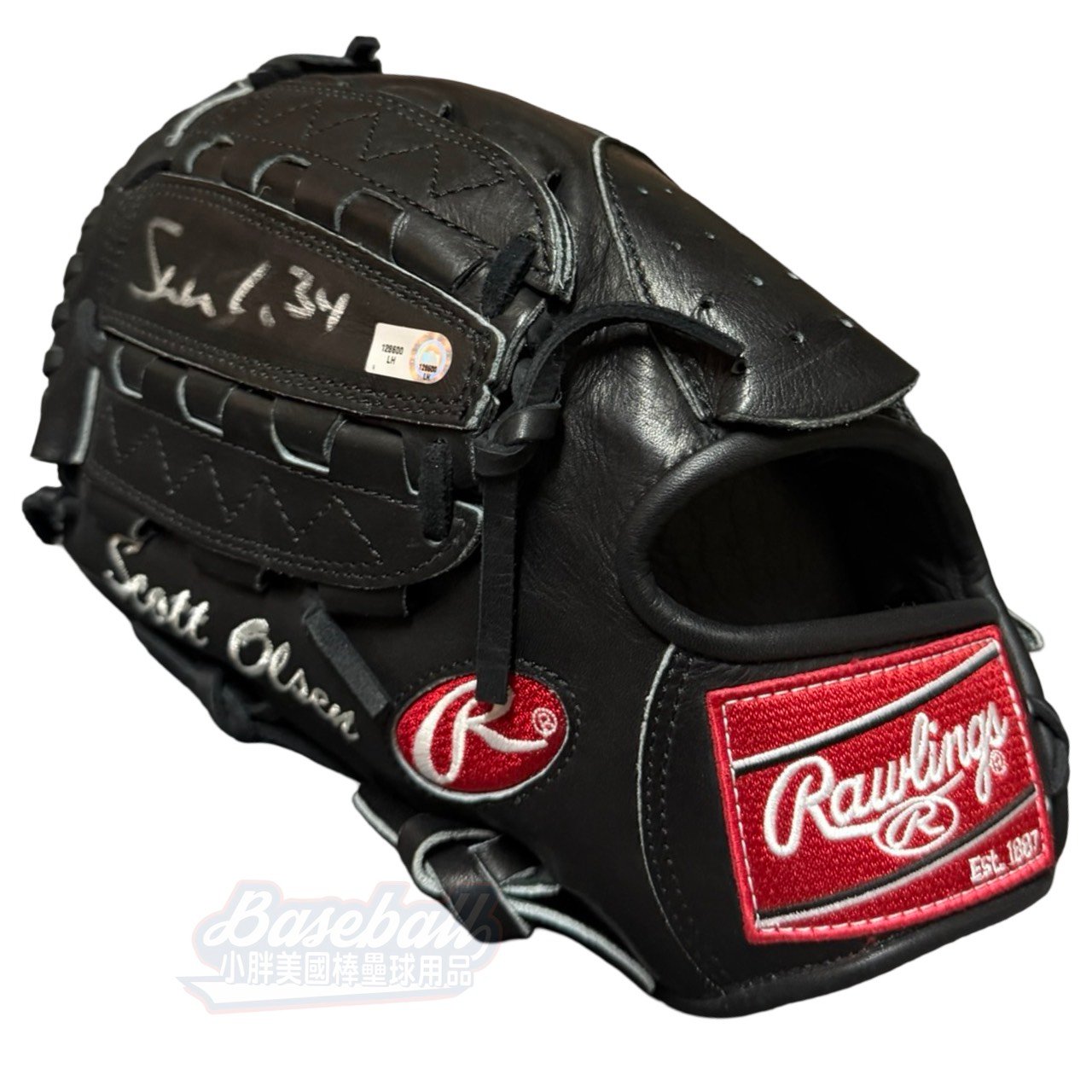(小胖美國棒壘) 球員版 美規 Rawlings PP 11.75" 反手用投手手套, 棒球 壘球 適用