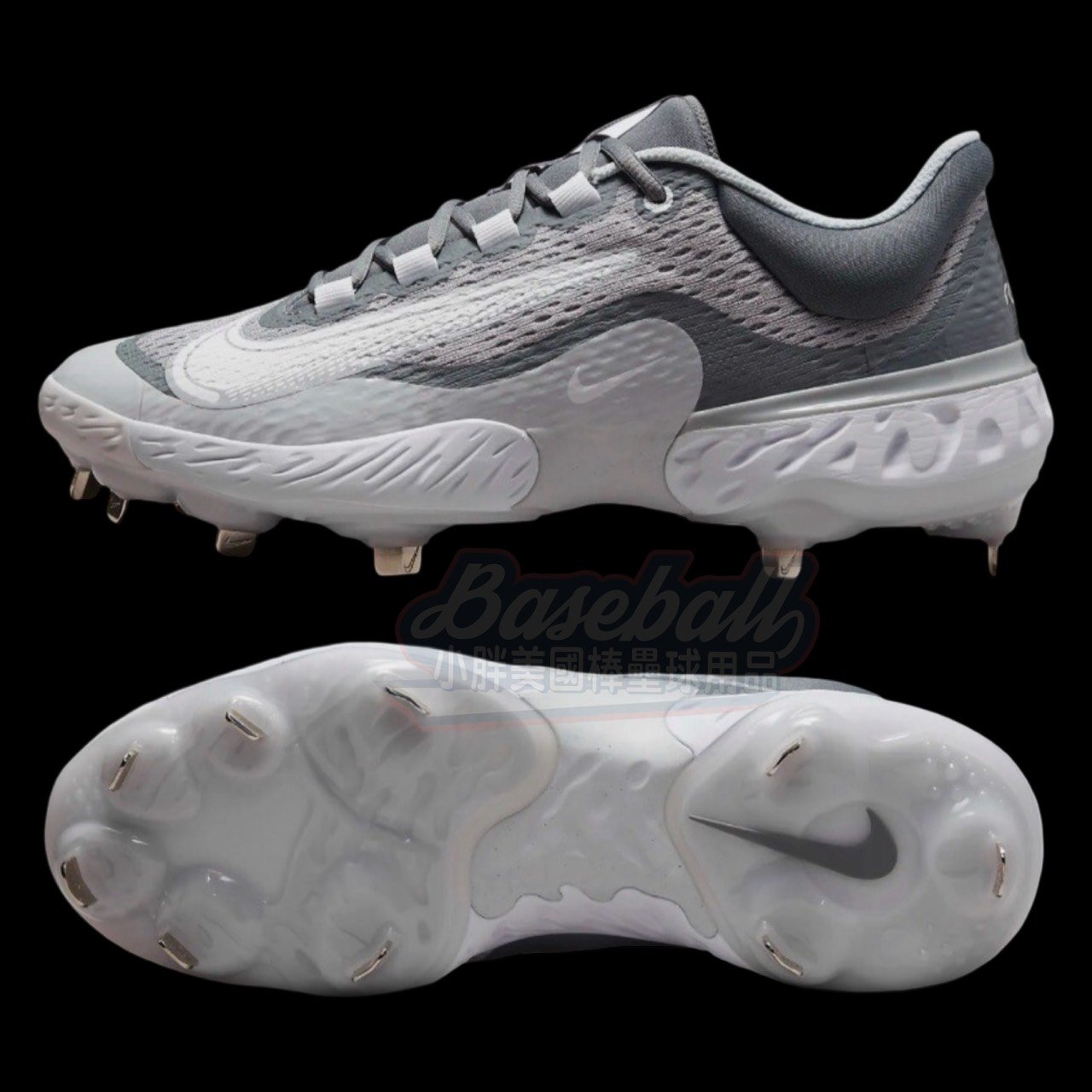 (小胖美國棒壘) Nike Alpha Huarache Elite 4 低筒棒球釘鞋