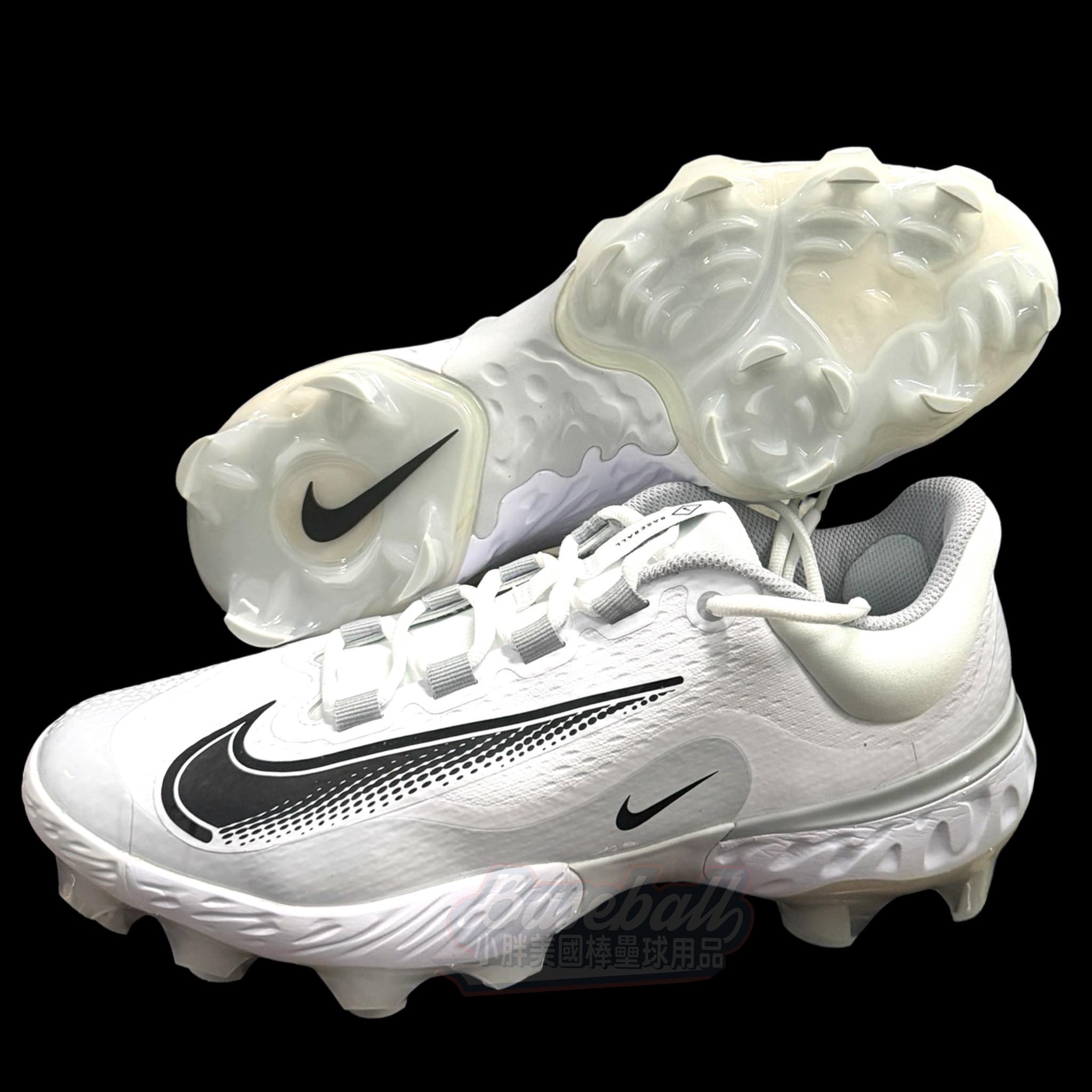 (小胖美國棒壘) Nike Alpha Huarache Elite 4 白黑配色膠釘鞋