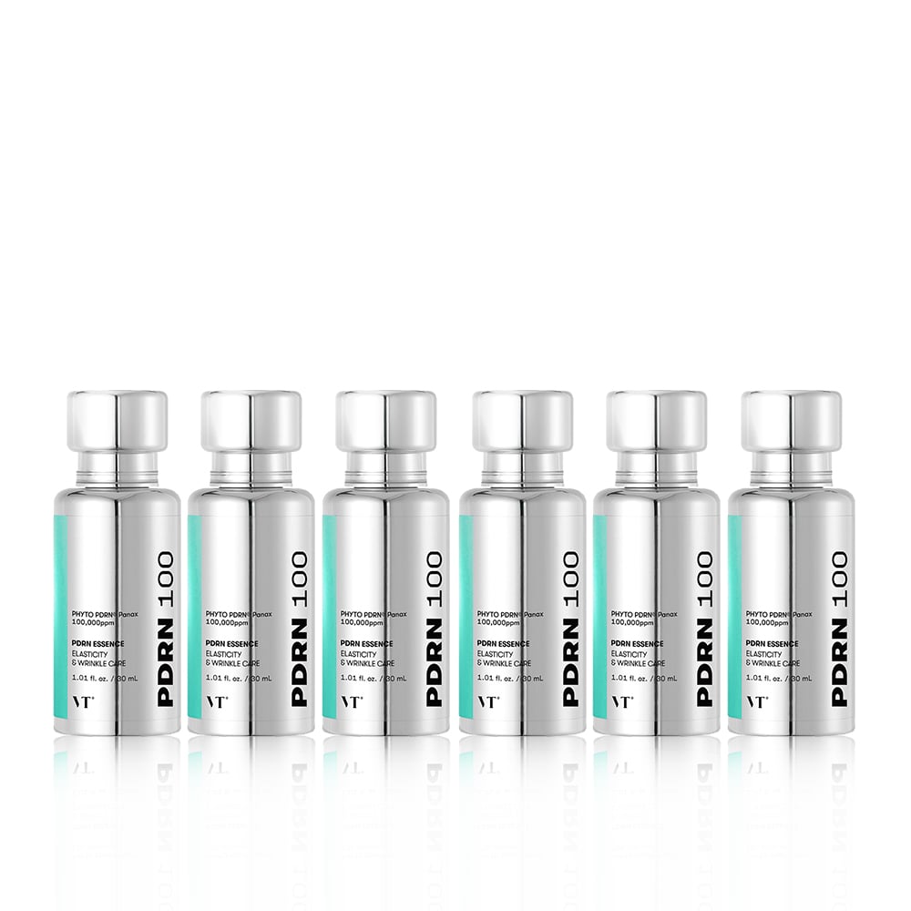 【iMeuu愛美悠】VT PDRN ESSENCE 100純素山蔘精華-團購超值6瓶入/平行輸入 VEGAN 彈力 細紋 塗抹式水光