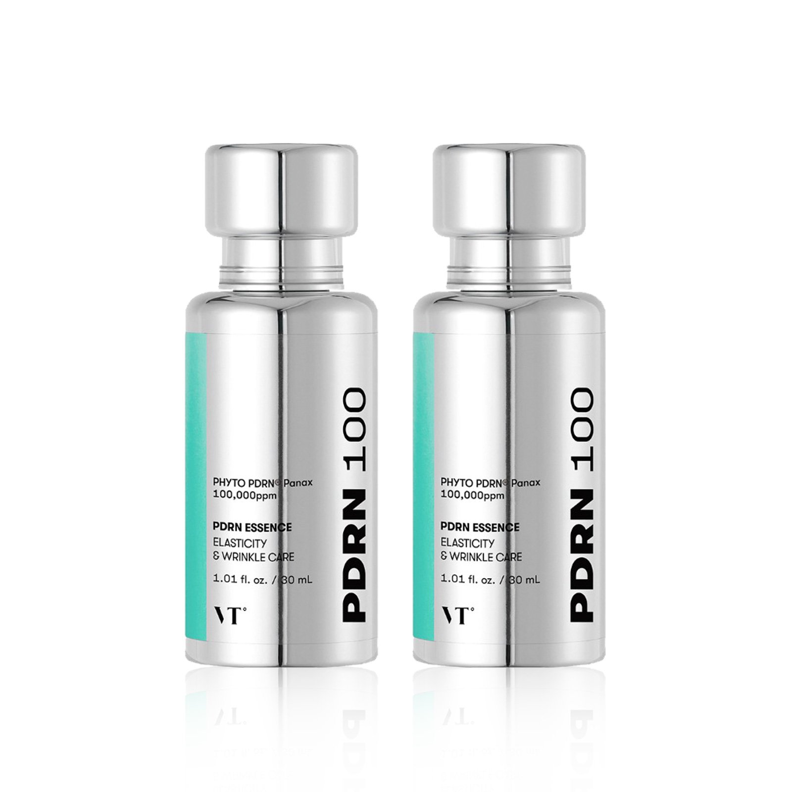 【iMeuu愛美悠】VT PDRN ESSENCE 100純素山蔘精華-2瓶入(各30ml)/平行輸入 VEGAN 彈力 細紋 塗抹式水光