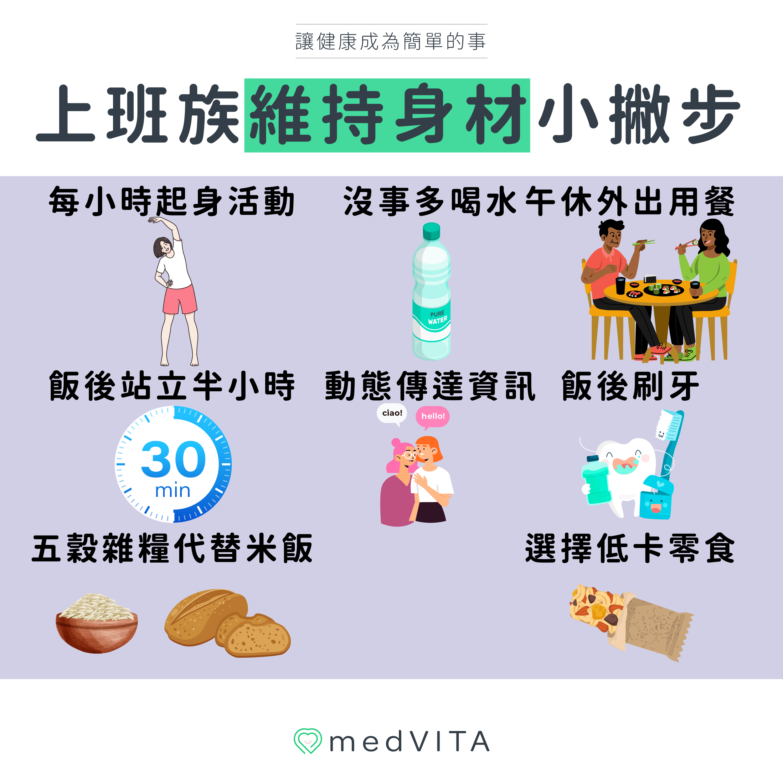 覺㦡medVITA | 維持身材小撇步