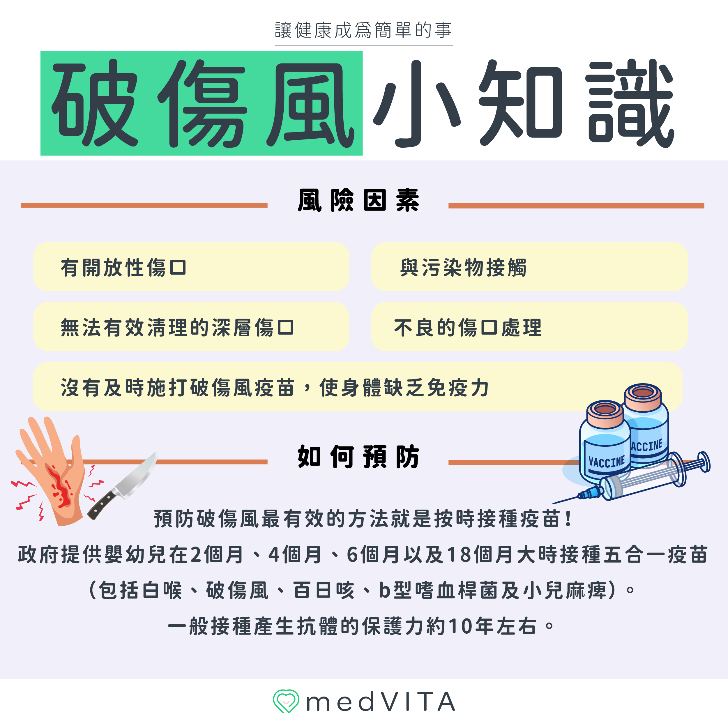 覺㦡medVITA | 破傷風小知識