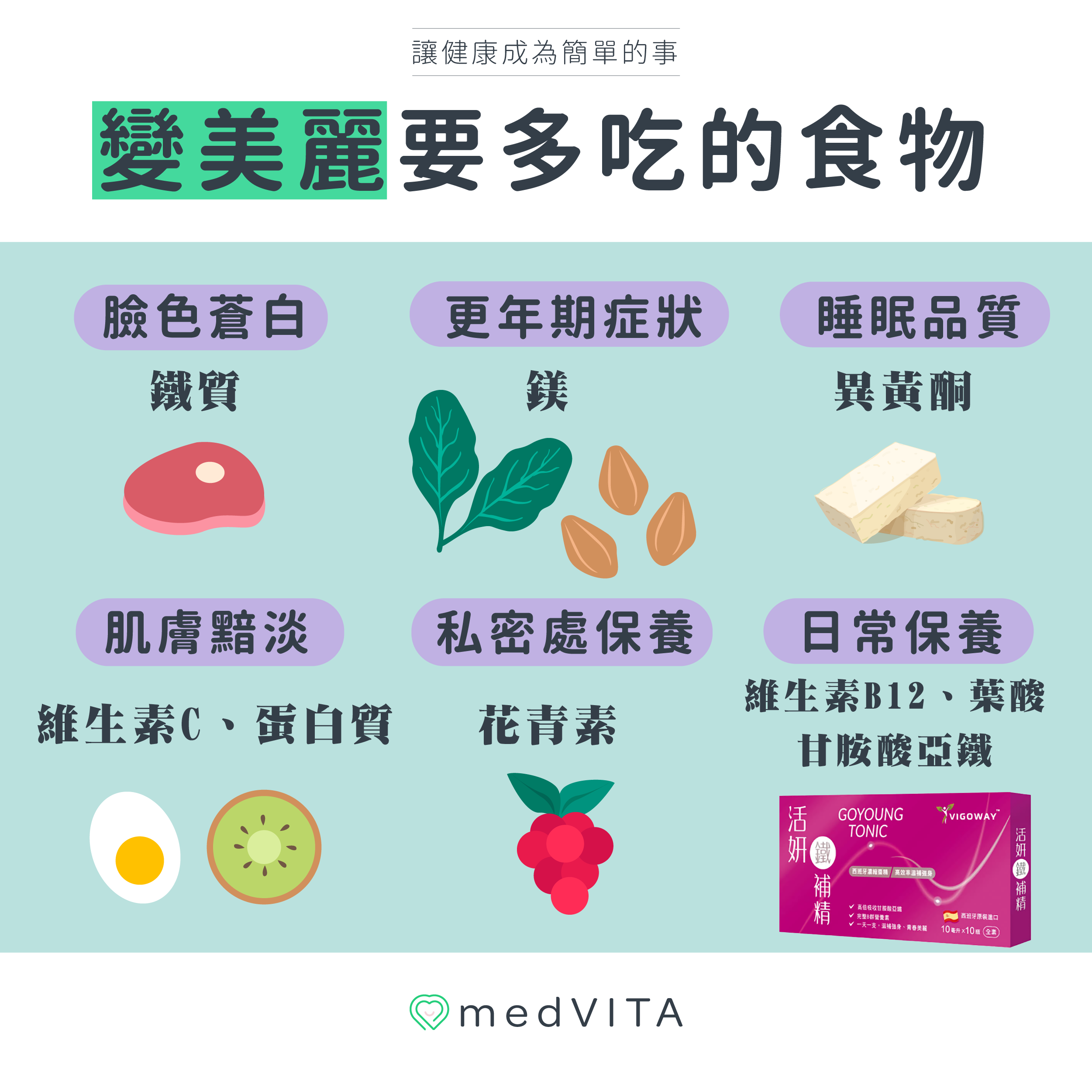 變美麗要多吃的食物