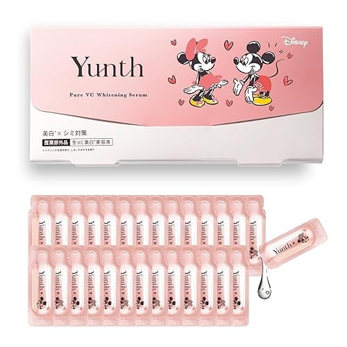 迪士尼 米奇&米妮 合作  Yunth Yunth 美容液 維生素C 引入精華液 28天份量 生VC