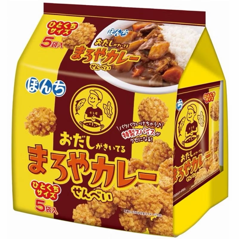 箱賣 咖哩味&醬油&海苔 米果85g 一包5入