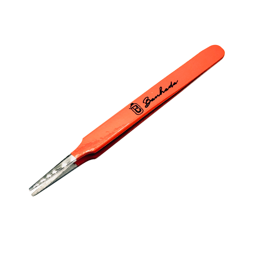 品牌經典橘直柄鑷子