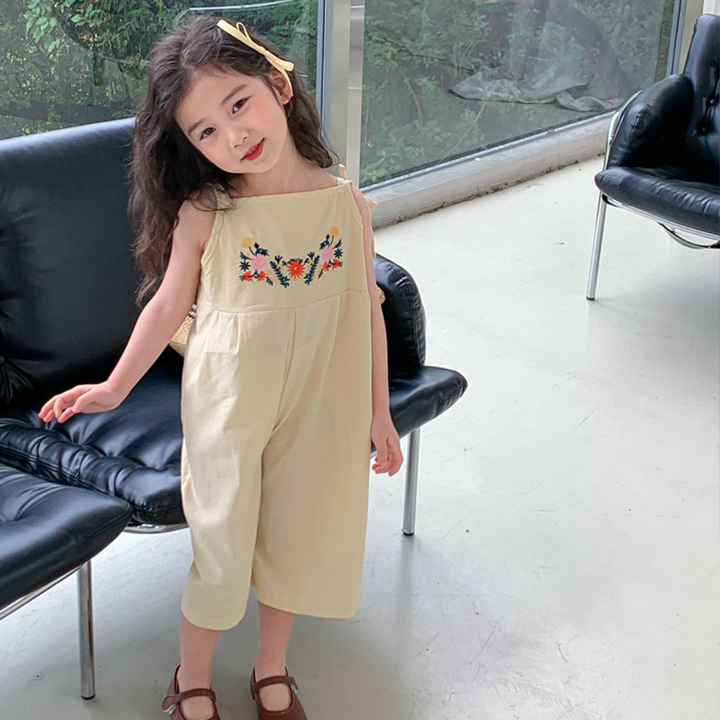 C1-009 連身衣刺繡吊帶連身褲