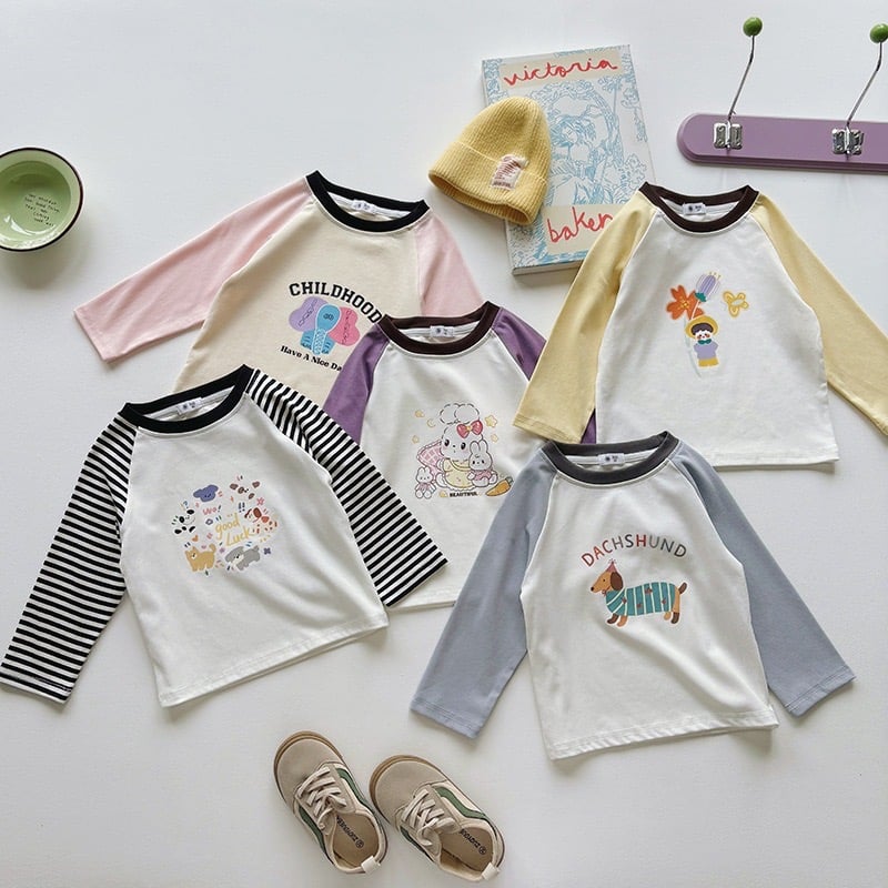 B1-063 兒童上衣動物造型打底衫