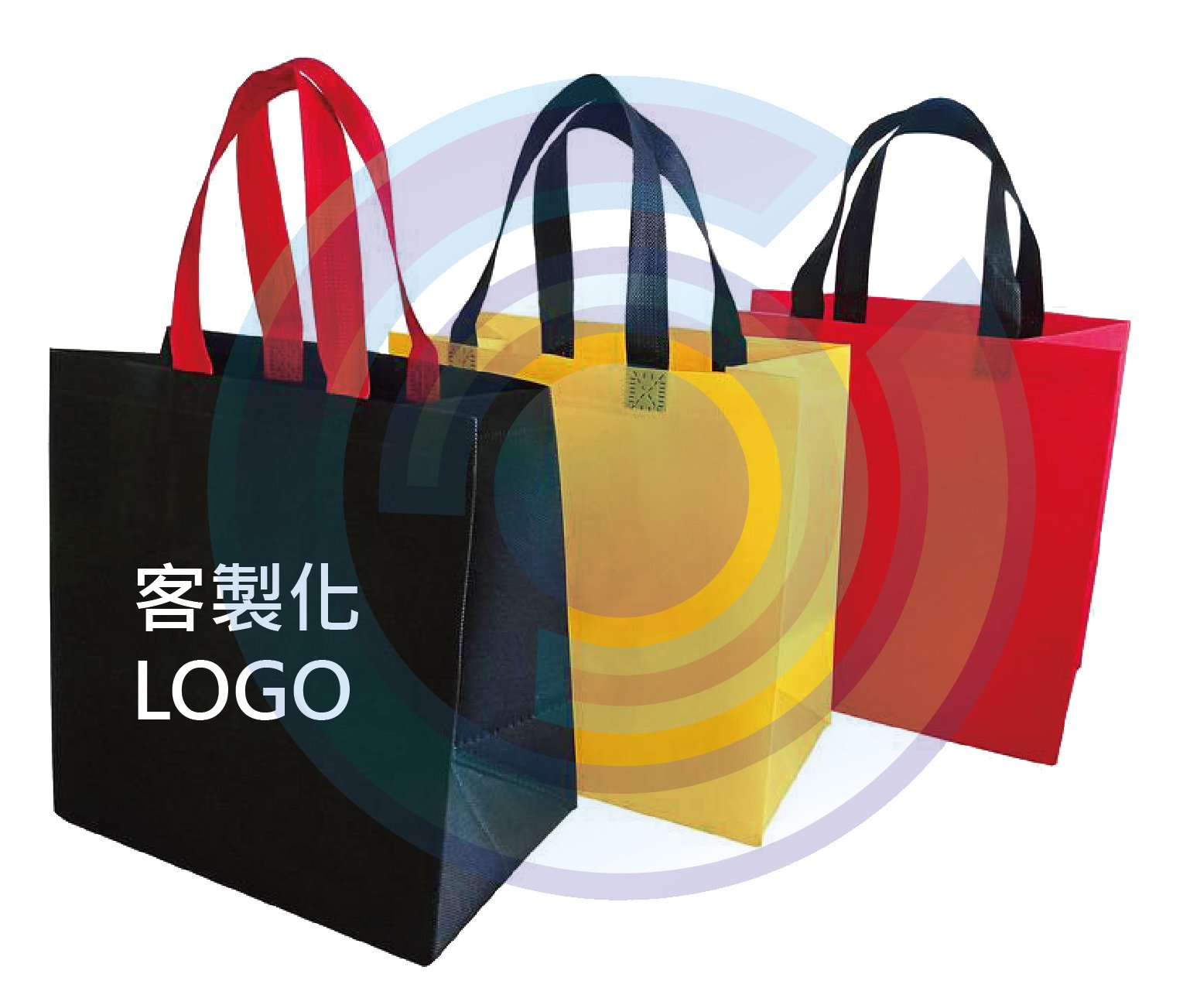 熱壓不織布提袋-便當袋-寬27高27底寬16cm