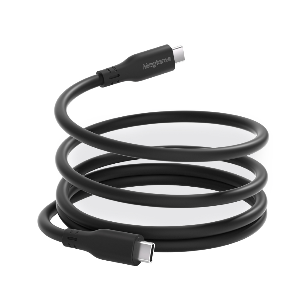 OS-MagCables Type-C to Type-C 60W 磁性快收納充電傳輸線-液態矽膠版