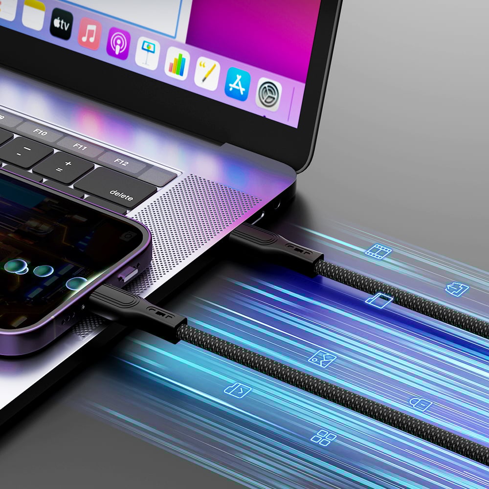 世界上第一條磁性快速整理充電和數據傳輸線 The world’s first Magnetic Fast Tidy charging and data transfer cable