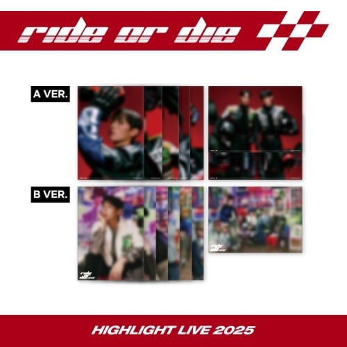 HIGHLIGHT LIVE 2025 "RIDE OR DIE" 官方周邊 A2海報套組