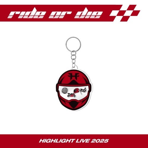 HIGHLIGHT LIVE 2025 "RIDE OR DIE" 官方周邊 壓克力搖搖樂鑰匙圈吊飾