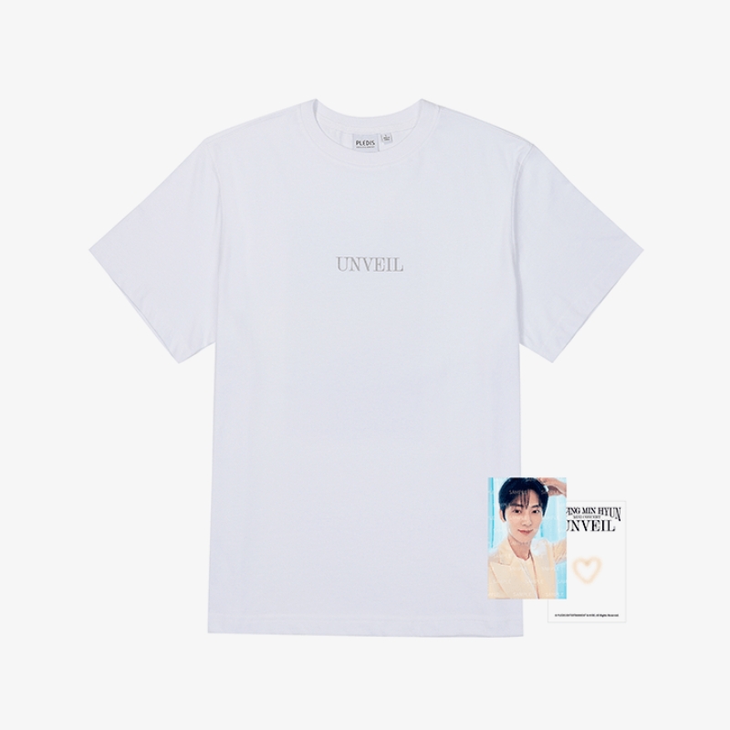 Hwang Min hyun 黃旼炫 2023 首爾迷你演唱會 "UNVEIL" 官方周邊 短袖T-Shirt