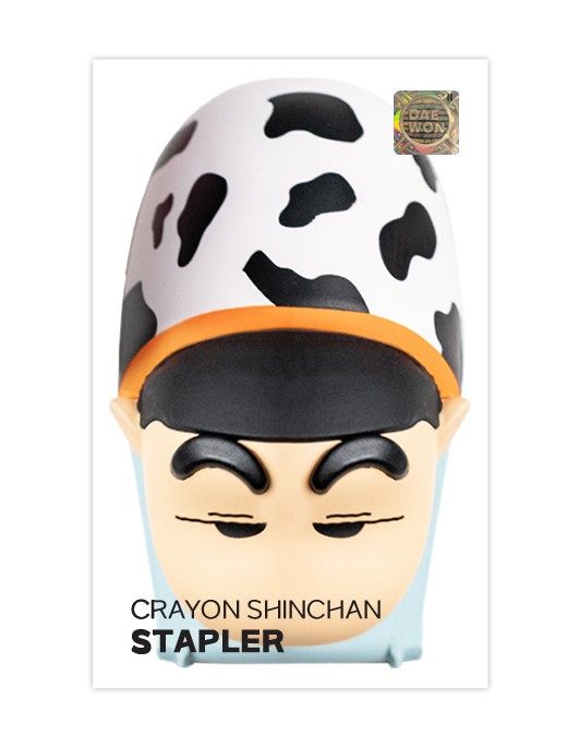 韓國文創 蠟筆小新造型訂書機