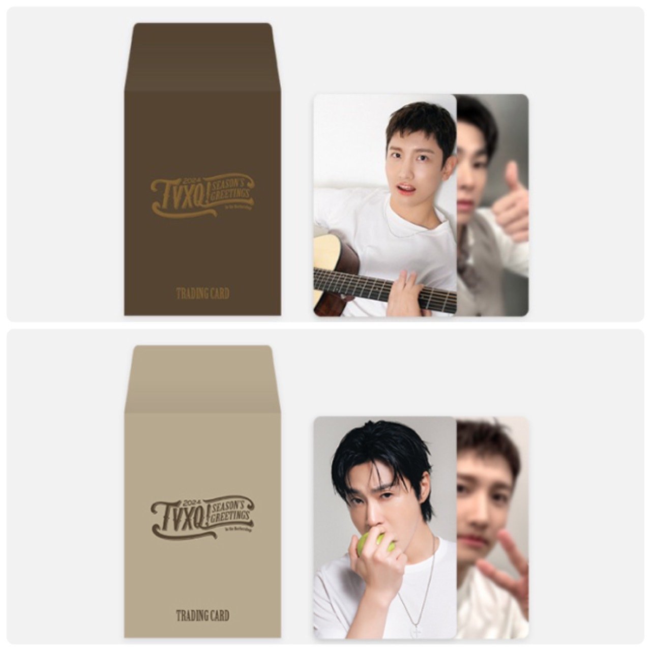 TVXQ! 東方神起 2024年年曆 官方周邊 隨機小卡套組
