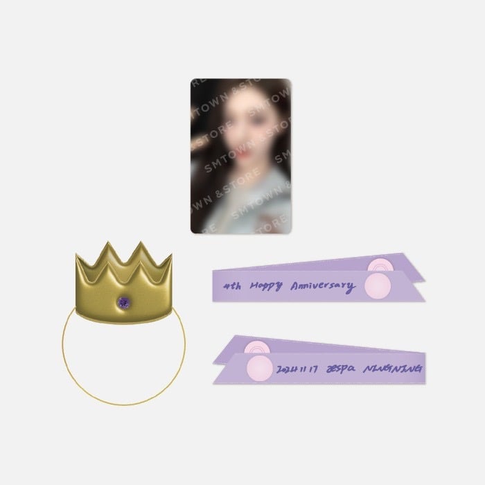 aespa 4週年 官方周邊 娃娃道具套組