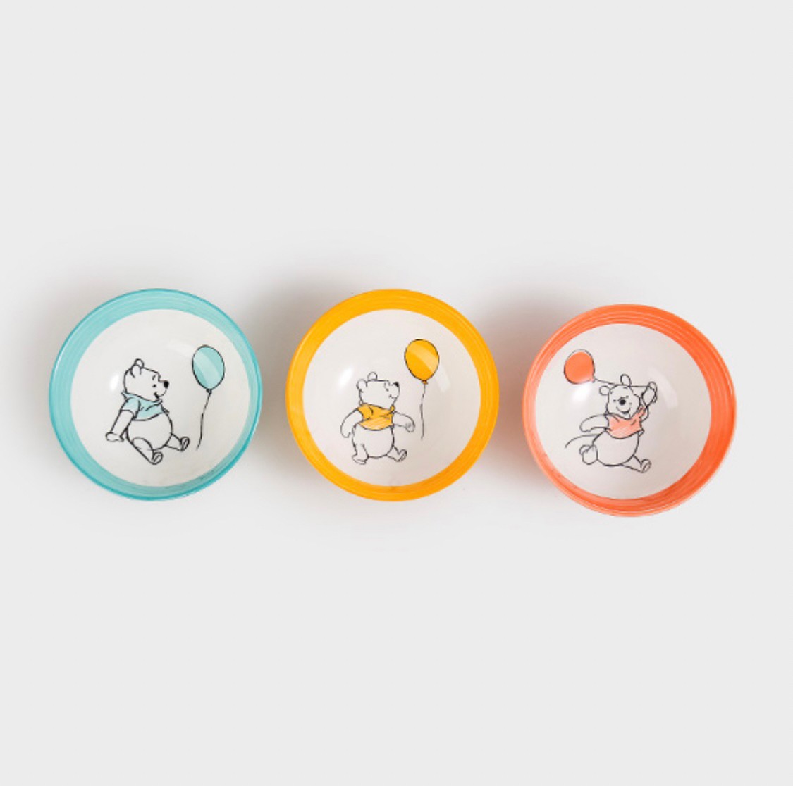 韓國大創 X 迪士尼聯名 小熊維尼家族 陶瓷碗 5.5CM