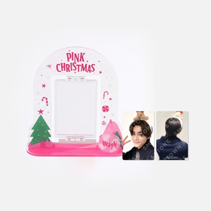 SM TOWN 2023 PINK CHRISTMAS 官方周邊 壓克力旋轉架套組 WayV