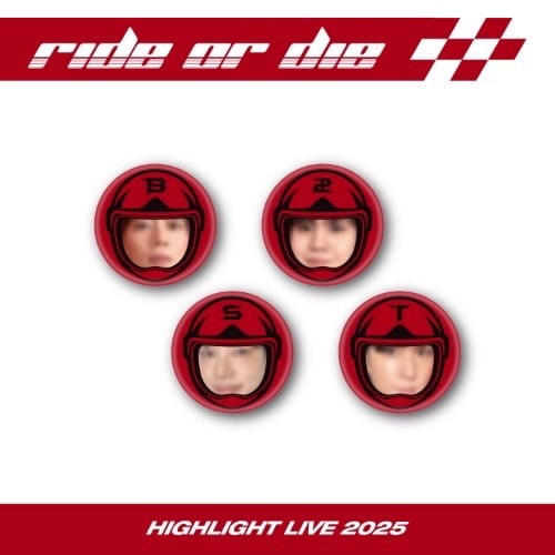 HIGHLIGHT LIVE 2025 "RIDE OR DIE" 官方周邊 造型別針套組