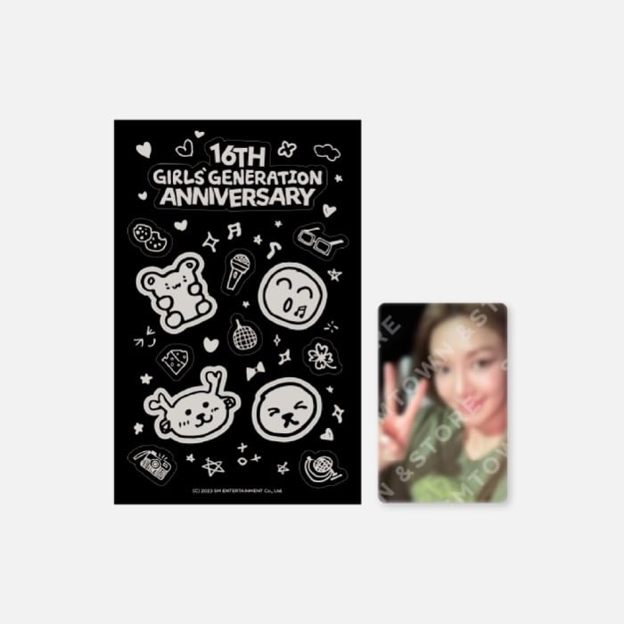 GIRLS' GENERATION 少女時代 16週年 官方周邊 夜光貼紙