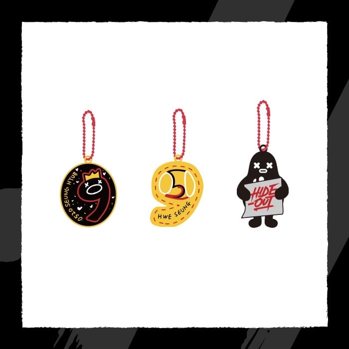 N.Flying 2024 LIVE "HIDE-OUT" 官方周邊  鑰匙圈吊飾