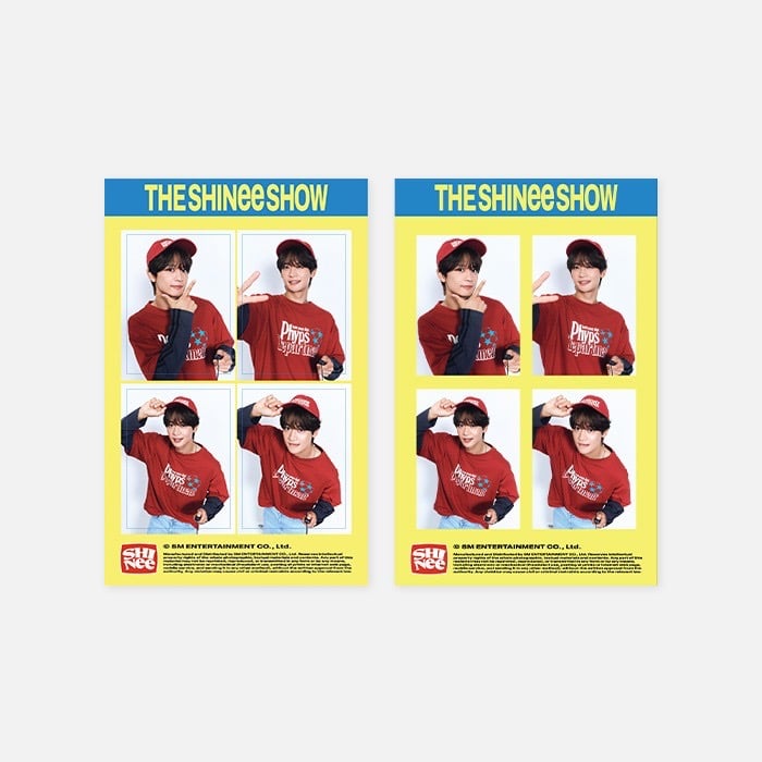 SHINee 2025年年曆 官方周邊 4格寫真照套組