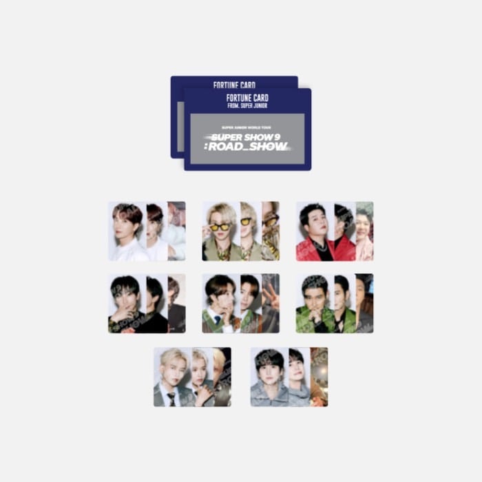 SUPER JUNIOR SUPER SHOW 9  安可場周邊 幸運刮刮卡套裝