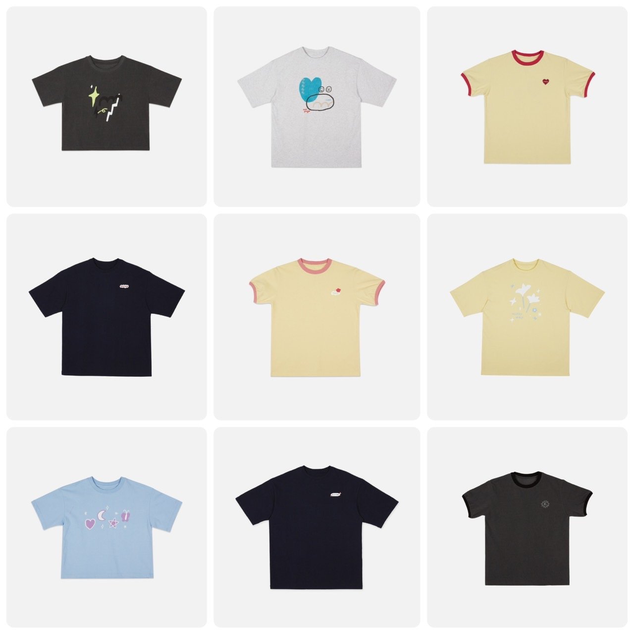 SM TOWM X Soo Soo jin 聯名周邊 短袖T-SHIRT