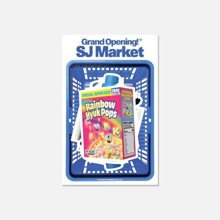 SUPER JUNIOR 快閃店 "Grand Opening! SJ Market" 官方周邊 裝飾貼紙