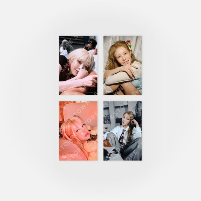 BoA The 11Album "Crazier" 官方周邊 4X6寫真照套組