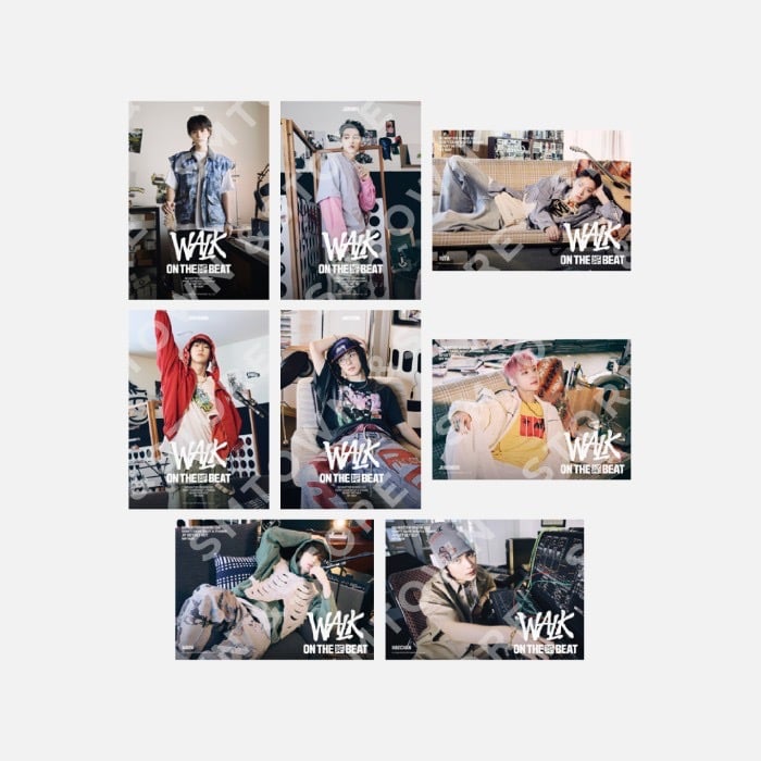 NCT 127 THE 6TH ALBUM  "WALK : ON THE BEAT" 官方周邊 A4海報