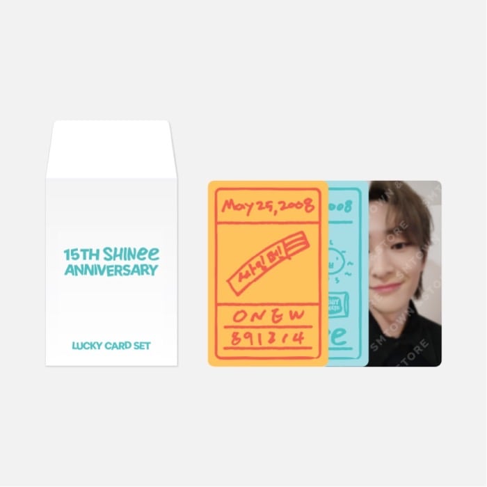 SHINee 15周年 官方周邊 幸運卡