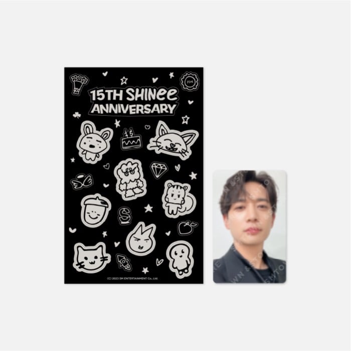 SHINee 15周年 官方周邊 夜光貼紙