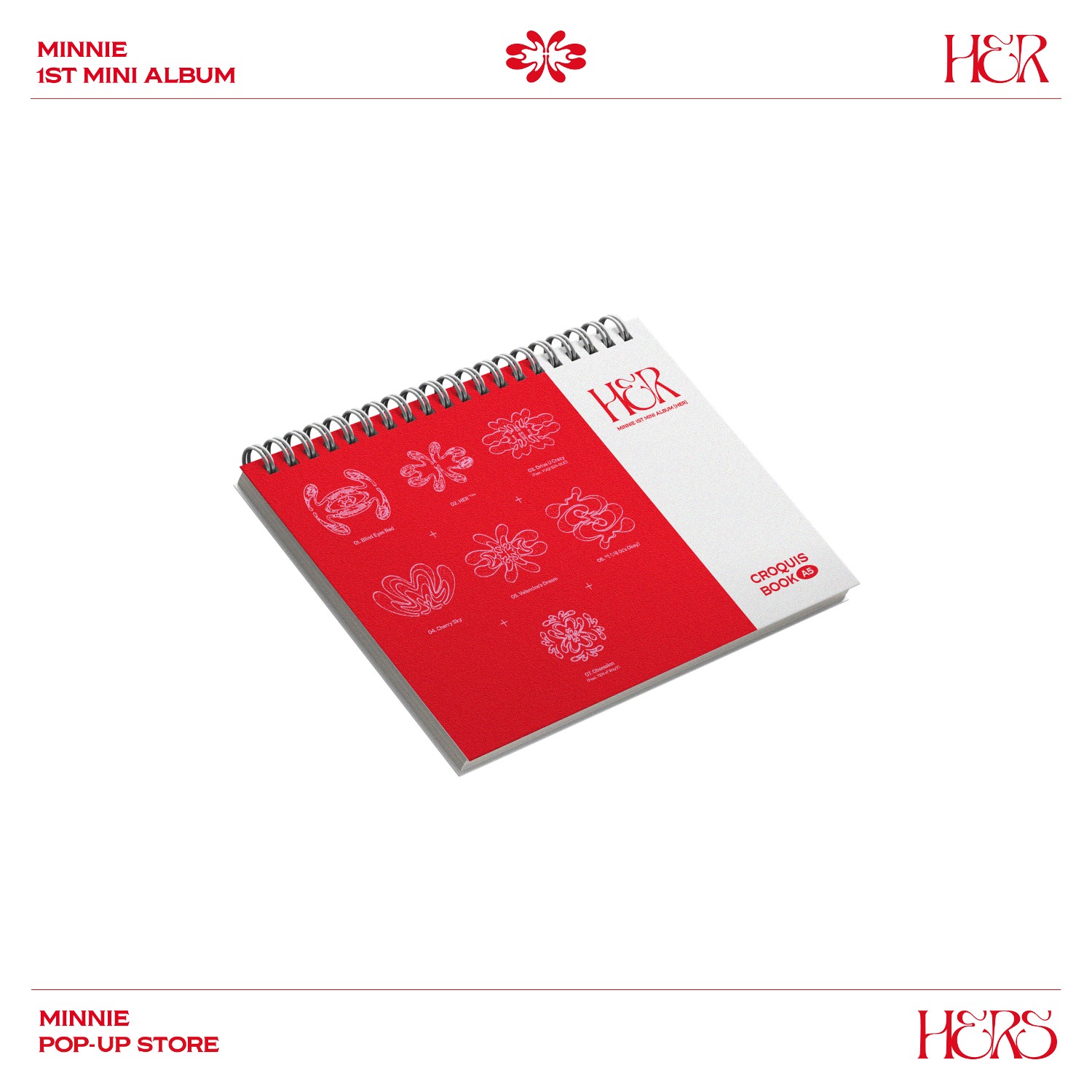 (G)I-DLE MINNIE 快閃店 "HERS" 官方周邊 CROQUIS BOOK