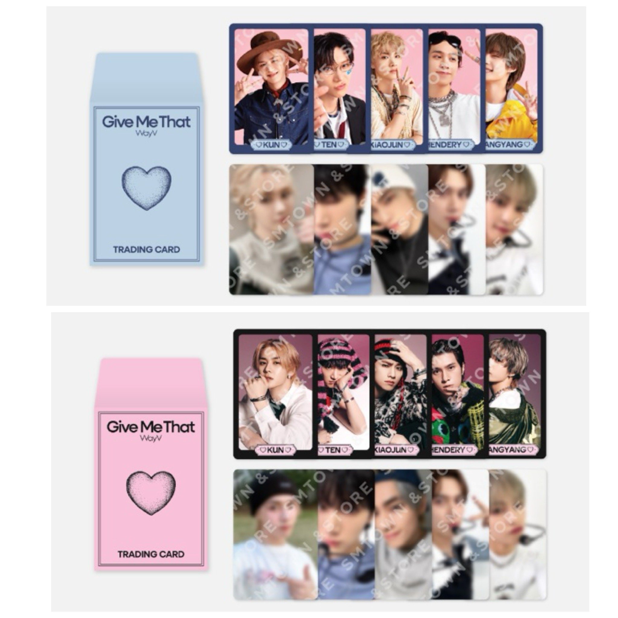 WayV THE 5TH MINI ALBUM  "Give Me That" 官方周邊 隨機小卡套組