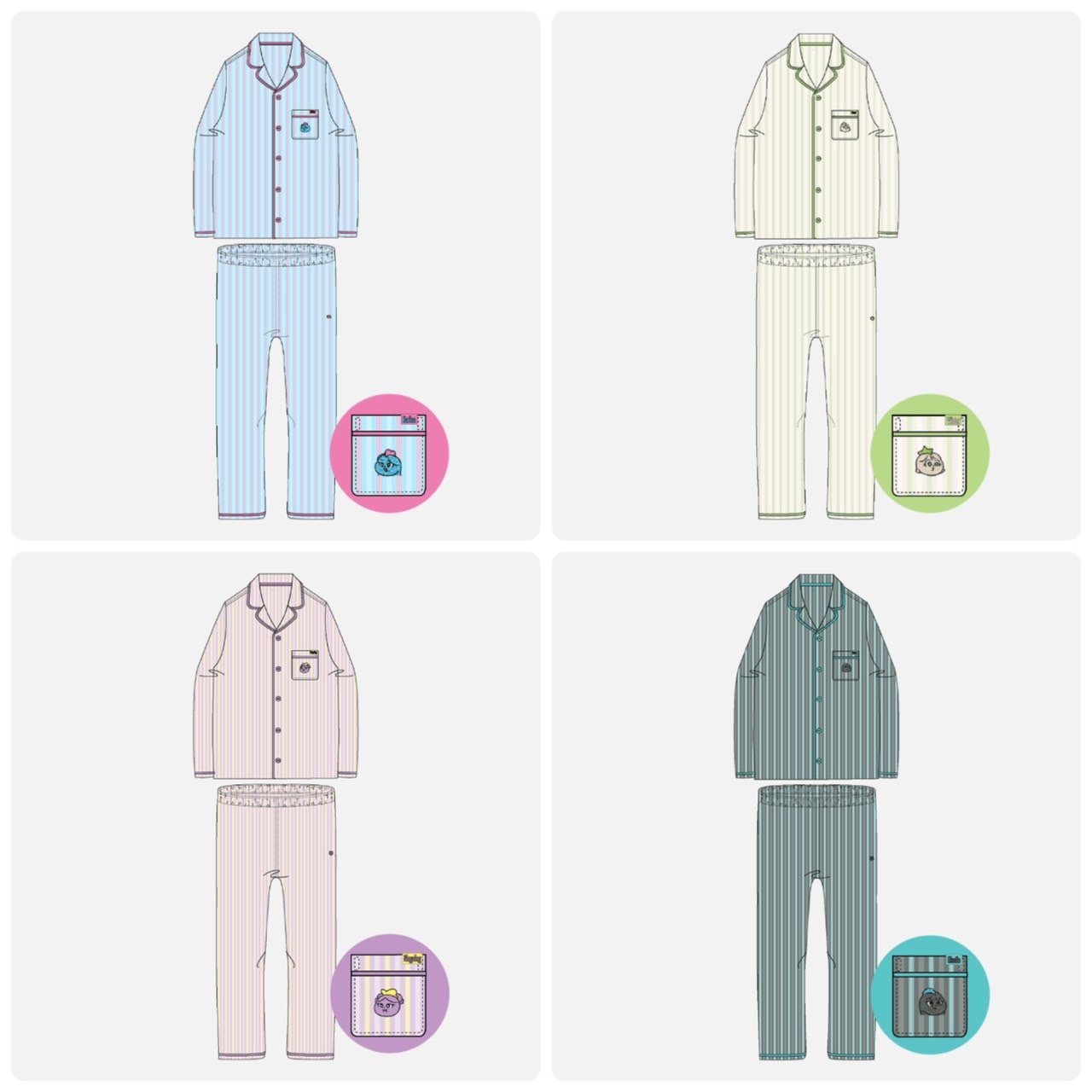 aespa X SPAO 聯名款 長袖薄睡衣